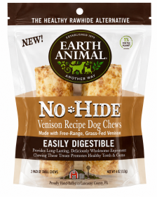 Earth Animal No Hide Venison Chews - 2 Pack