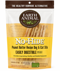 Earth Animal No Hide Peanut Butter Stix - 10 Pack