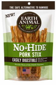 Earth Animal No Hide Pork Stix - 10 Pack