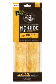Earth Animal No Hide Peanut Butter Strips - 4 Pack