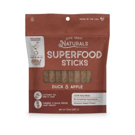 Dog Treat Naturals Duck and Apple Superfood Sticks - 10oz
