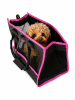 Posh Paw Pet Carrier - Black and Pink