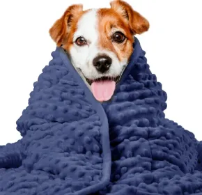 Washable Anxiety Thunder Blanket - Dark Blue