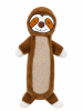Stuffing Free Squeaky Crinkle Toy - Sloth