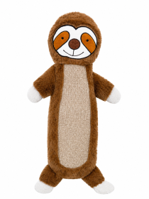 Stuffing Free Squeaky Crinkle Toy - Sloth