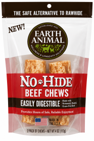 Earth Animal No Hide Beef Chews - 2 Pack