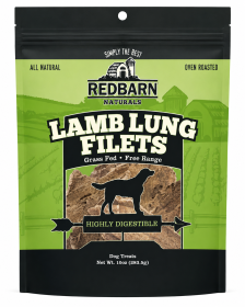 Redbarn Naturals Lamb Lung Filets - 10oz