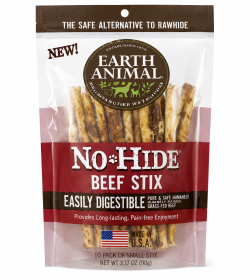 Earth Animal No Hide Beef Stix - 10 Pack
