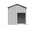 Dog House Light Grey Galvanized Steel Medium Durable Dog House