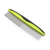 Dog Comb with Stainless Steel Teeth and Non-Slip Grip Handle