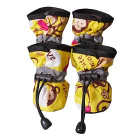 Yellow Waterproof Rain Shoes