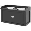 Pet Feeding Station with Storage