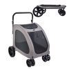 4 Wheel Dog Stroller 160 lb Weight Capacity