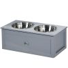 Elevated Dog Bowls with Storage
