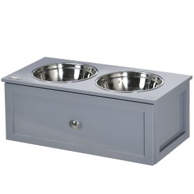 Elevated Dog Bowls with Storage
