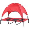 48" x 36" Elevated Portable Dog Cot Cooling Pet Bed with UV Protection