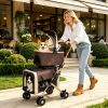 Double Pet Stroller for Small and Medium Dogs with 3-in-1 Convertible Carrier Tote