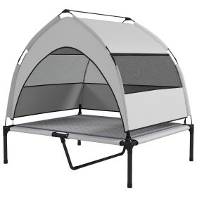 Elevated Dog Bed with Removable Canopy