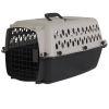 Portable Kennel for Dogs, Hard-Sided Travel Carrier, Durable, Metal Door, Black & Grey, For Pets up to 15 lbs, 23" L x 15.2" W x 11.8" H