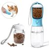 2-in-1 Portable Dog Water Bottle Food Container
