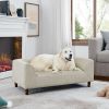 Pet sofa with backrest and armrests