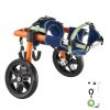 Dog Wheelchair for Back Legs, Lightweight 2 Wheels Pet Wheelchair, Height, Width & Length Adjustable, Dog Cart with Shock-Absorbing Wheels