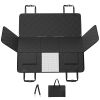 Back Seat Extender for Dogs,Dog Hammock for Car Back seat, Dog Car Seat Cover with Hard Bottom Dog Car Seat Bed 53"x24.8"