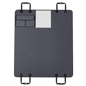 Back Seat Extender for Dogs,Dog Hammock for Car Back seat,Waterproof Hard Bottom Dog Car Seat Cover for Back Seat 54"x24"