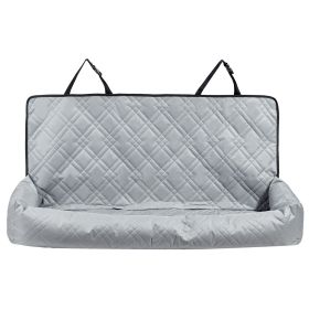 Dog Car Seat, Waterproof Dog Booster Seat for Car, Pet Car Seat with Clip-On Safety Leash, PP Cotton Filling