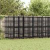 Outdoor Dog Kennel Steel 138.9 ft²