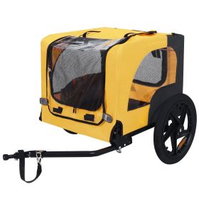 Bike Trailer with Easy Folding Frame and Non-Slip Floor