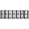 Outdoor Dog Kennel Steel 138.9 ft²