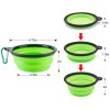 4Pcs Silicone Collapsible Dog Bowls, BPA Free