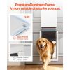 Pet Door, X-Large, with Three Magnetic Flaps and Metal Frame, Strong and Weatherproof Dog Door for Interior and Exterior Doors, Easy to Install
