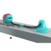 Treat Dispensing Ball and Rope Dog Toy with Suction Cup