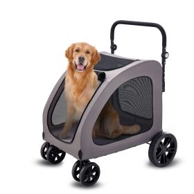 4 Wheel Dog Stroller 160 lb Weight Capacity