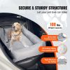 Dog Car Seat, Waterproof Dog Booster Seat for Car, Pet Car Seat with Clip-On Safety Leash, PP Cotton Filling