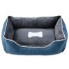 Small Dog Bed with Anti-slip Bottom and Washable Cover