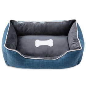 Small Dog Bed with Anti-slip Bottom and Washable Cover