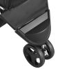 35 lb Weight Capacity Foldable Dog Stroller with Mesh Windows and Cup Holders