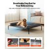 Portable Raised Dog Cot with Washable Pillow