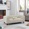 Pet sofa with backrest and armrests