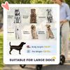 Dog Stroller for Large Dogs Up to 66 LBS with All-Terrain Spring Suspension, 8-Position Adjustable Handle, Teal