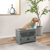Dog Food Storage Cabinet with Bowls & Dog Feeding Station