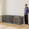 83" Heavy Duty Dog Crate with Divider and Mat