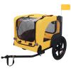Bike Trailer with Easy Folding Frame and Non-Slip Floor
