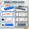 Dog Agility Training Equipment, 5 PCS Set with Adjustable High Hurdles,6 Weave Poles, Tunnel, Jump Ring, Pause Box, Whistle, Foldable Bowl