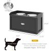 Pet Feeding Station with Storage