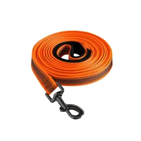 Night Safety Reflective Nylon Leash - Orange
