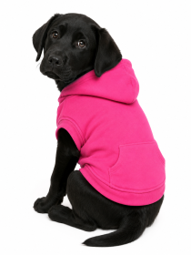 Flex-Fit Dog Hoodie (Color: Pink, size: X-Small)